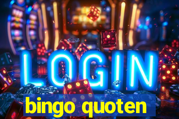 bingo quoten