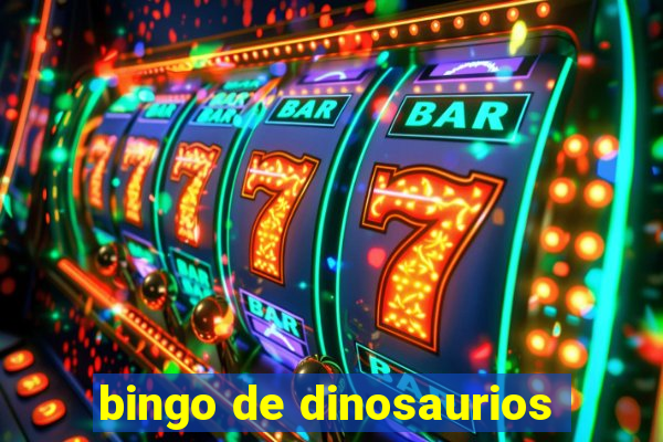 bingo de dinosaurios