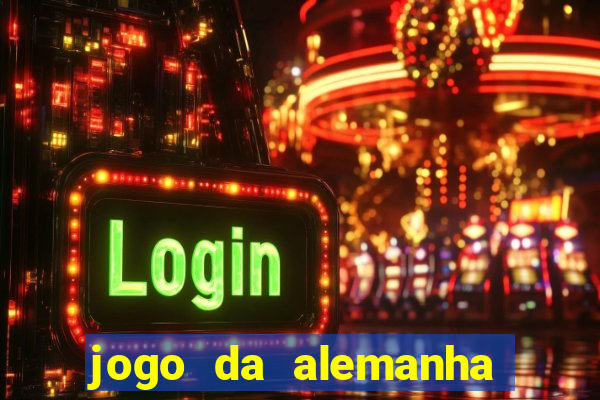 jogo da alemanha ao vivo