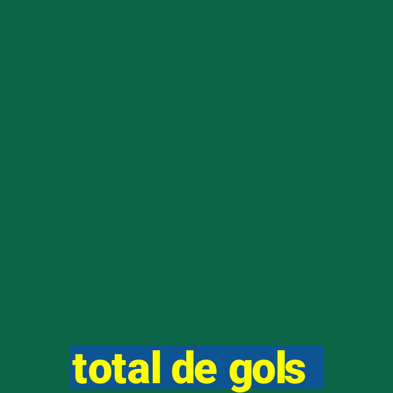 total de gols