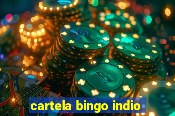 cartela bingo indio