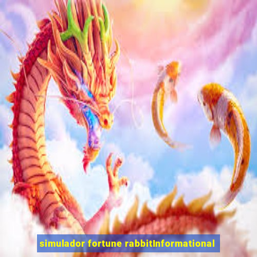 simulador fortune rabbitInformational