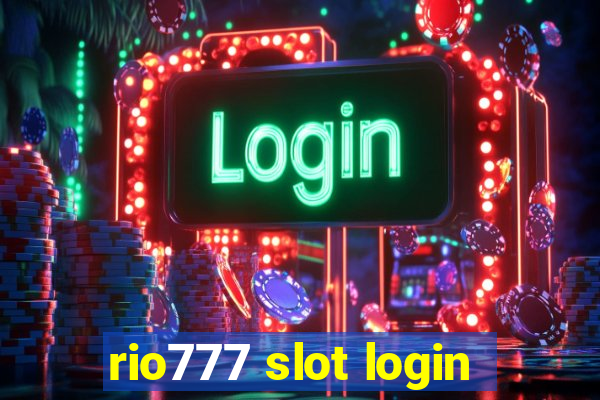 rio777 slot login