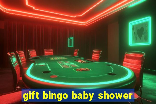 gift bingo baby shower