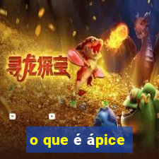 o que é ápice