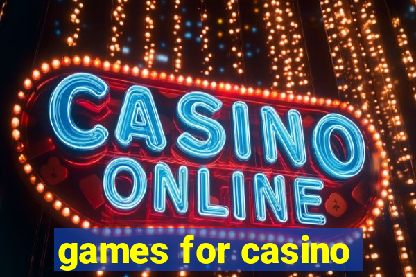 games for casino