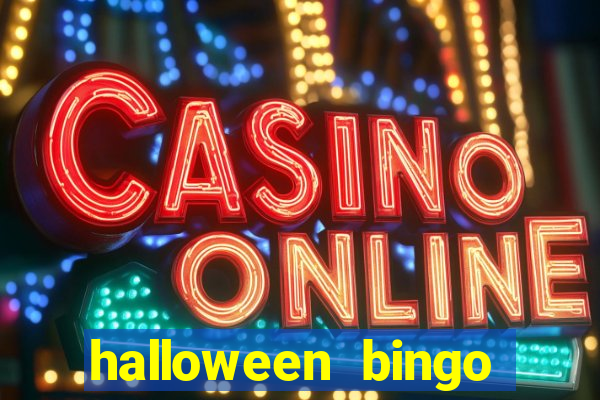 halloween bingo cards with numbers