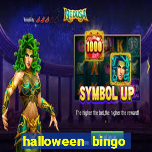 halloween bingo cards with numbers