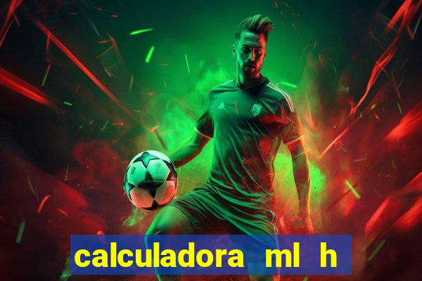 calculadora ml h para mcg kg min