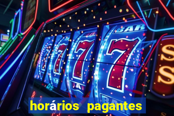 horários pagantes fortune tiger hoje