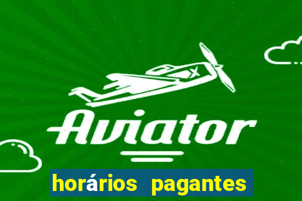 horários pagantes fortune tiger hoje