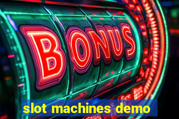 slot machines demo