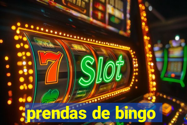 prendas de bingo