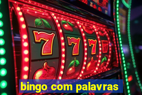 bingo com palavras