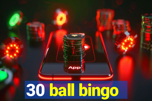 30 ball bingo