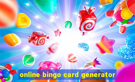 online bingo card generator