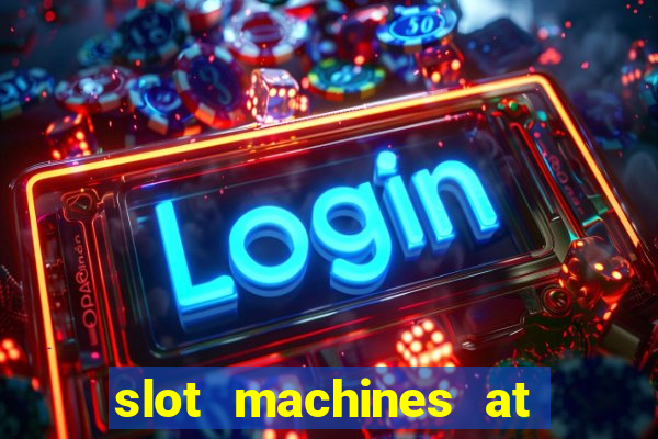 slot machines at mgm springfield