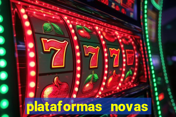 plataformas novas com bonus de cadastro