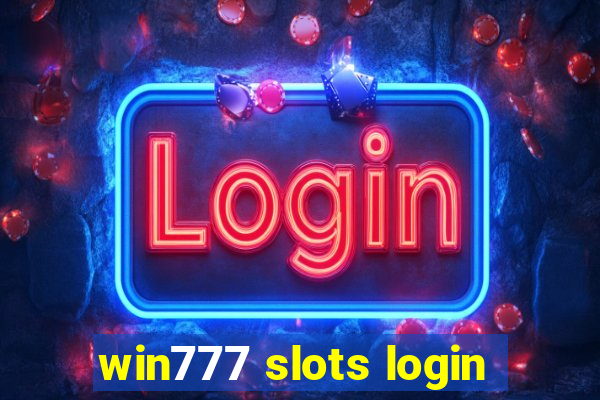 win777 slots login