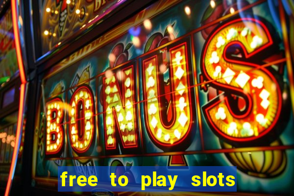 free to play slots online no download