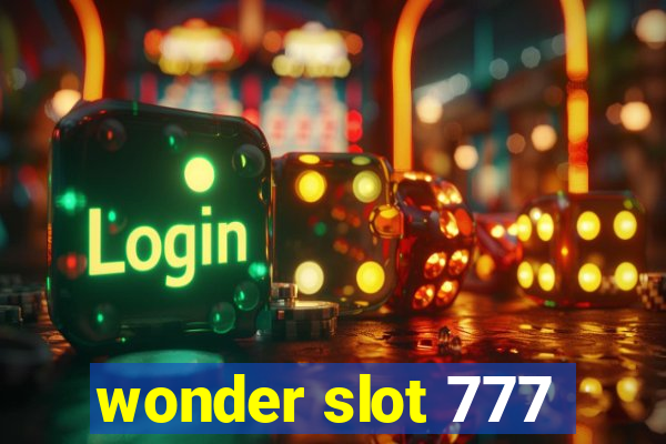 wonder slot 777