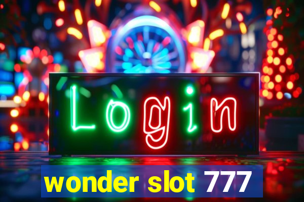 wonder slot 777