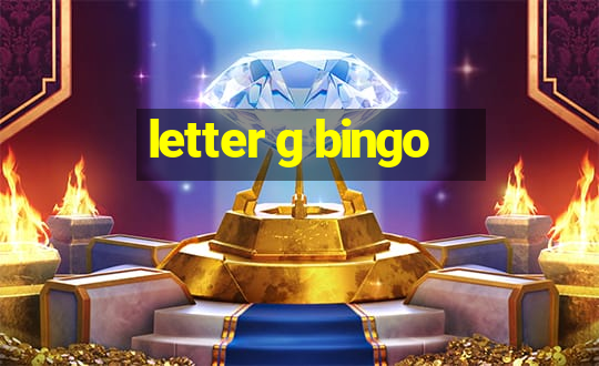 letter g bingo