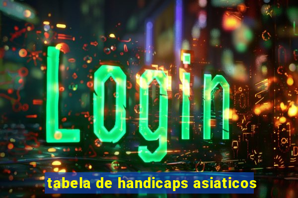 tabela de handicaps asiaticos