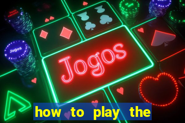 how to play the buffalo slot machine