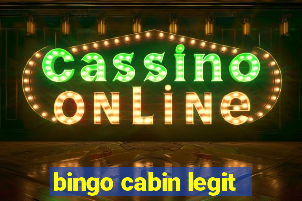 bingo cabin legit