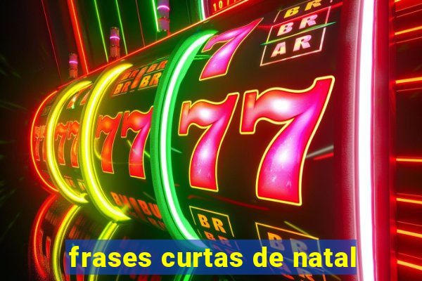 frases curtas de natal