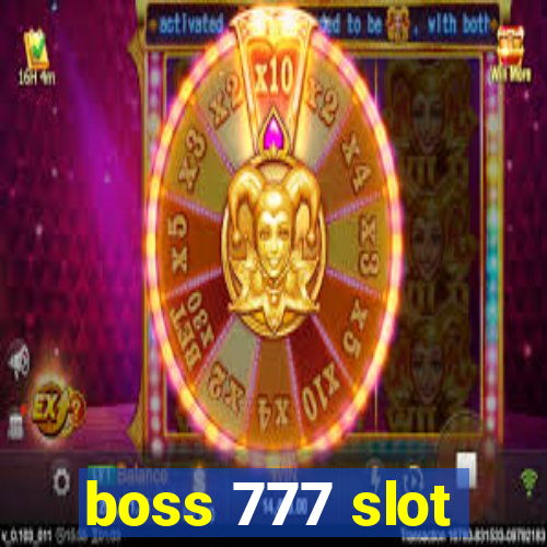 boss 777 slot